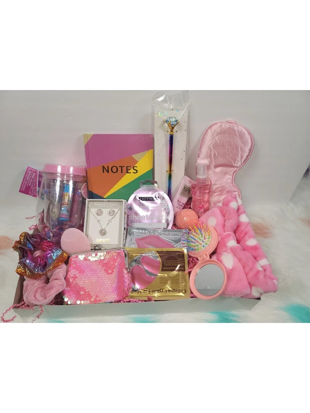 Pink Girls Gift Box for Relaxation and Self-Care